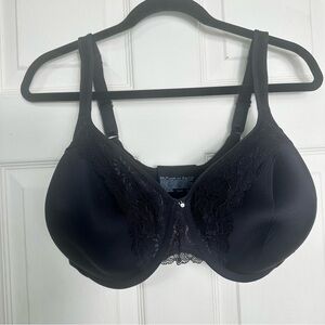 Bali Bra: One Smooth U Ultra Light Lace with Lift Spacer Bra 3L97 Black 42DD
